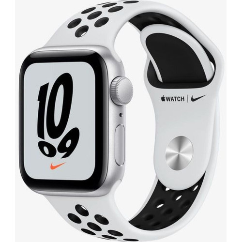 Apple Watch Nike SE GPS 40mm Silver Aluminium Case with Pure Platinum/Black Nike Sport Band (MKQ23) 